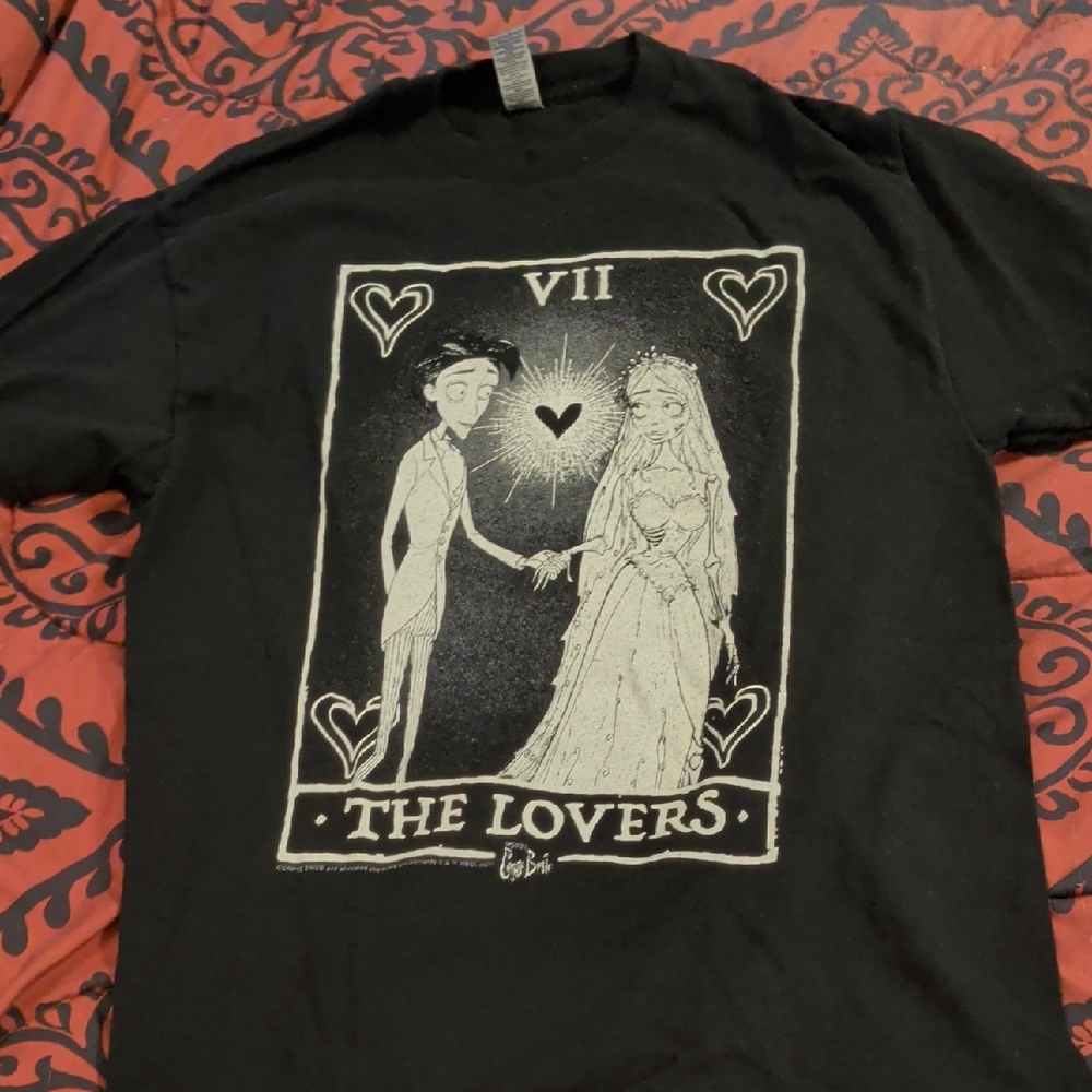 Tim Burton Corpse Bride 'The Lovers' Graphic Tee